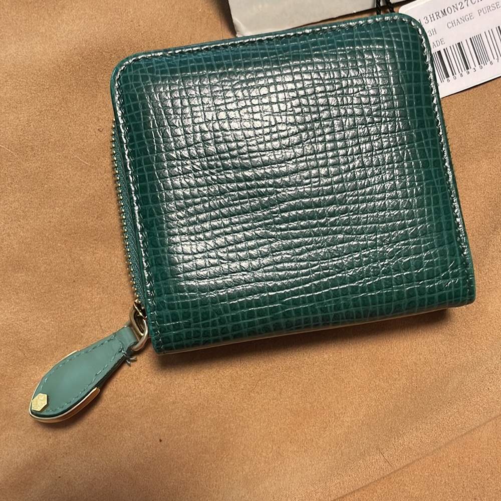 Nina Ricci Green Leather Wallet - Picture 3 of 6